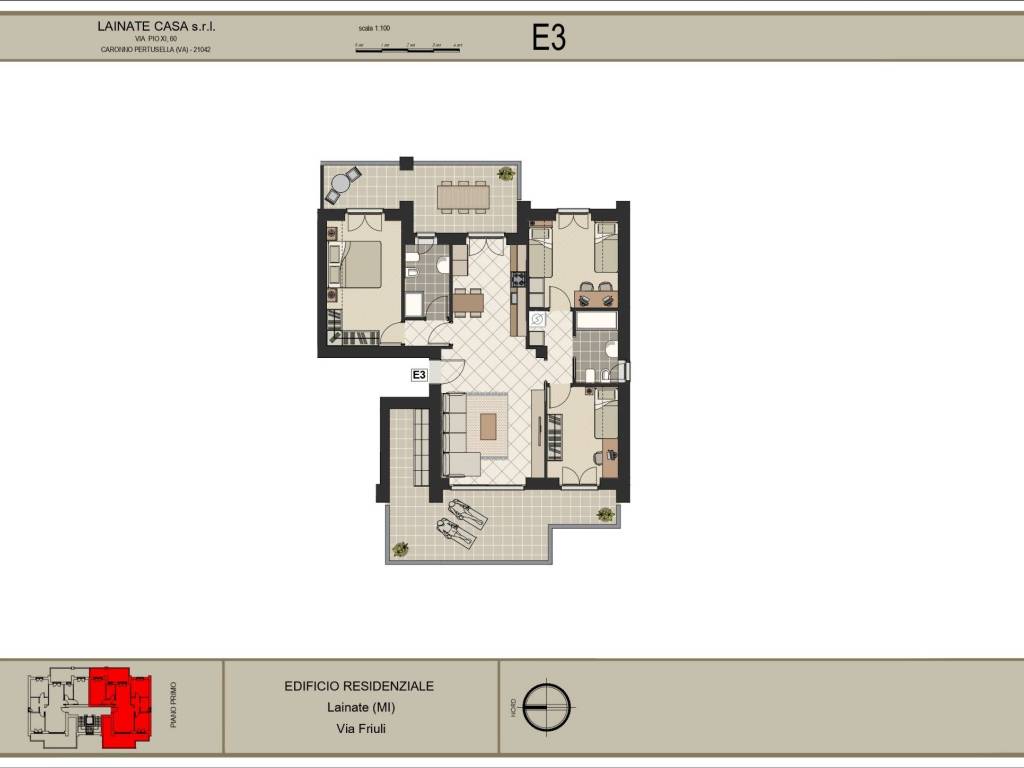 appartamento in vendita a Lainate