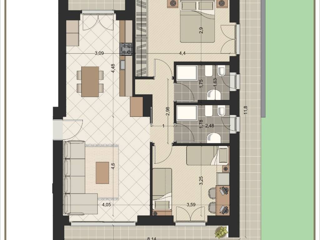 appartamento in vendita a Lainate