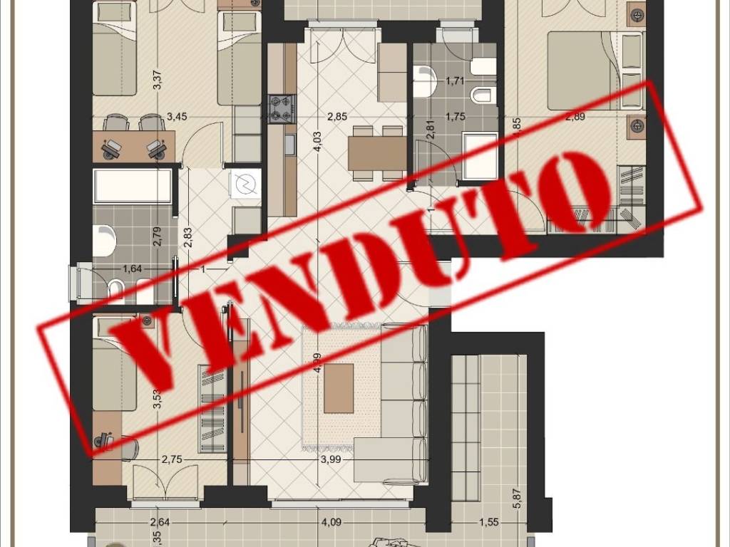 appartamento in vendita a Lainate