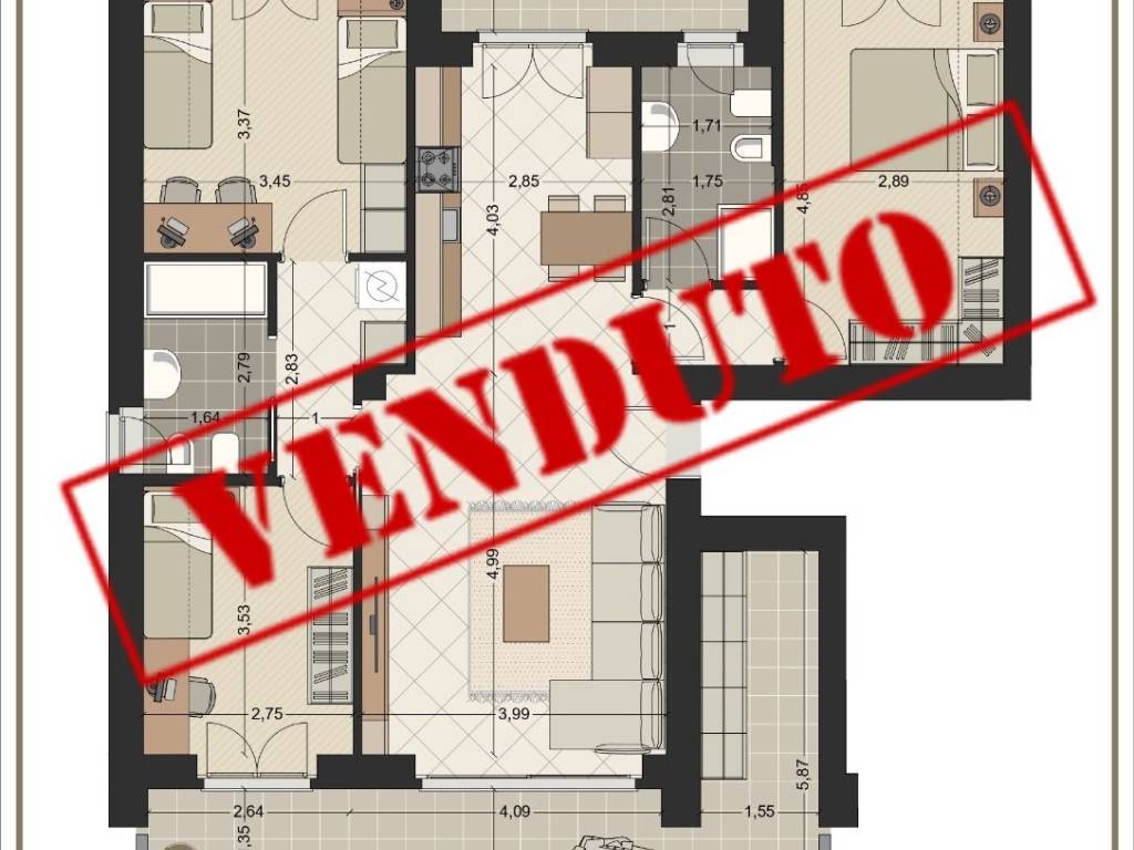 appartamento in vendita a Lainate