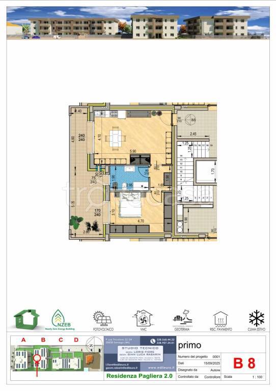 appartamento in vendita a Lainate in zona Pagliera