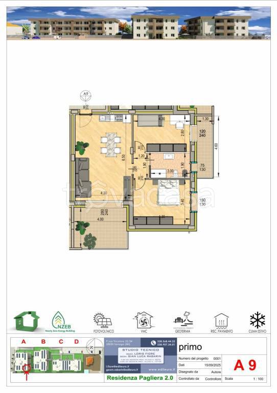 appartamento in vendita a Lainate in zona Pagliera