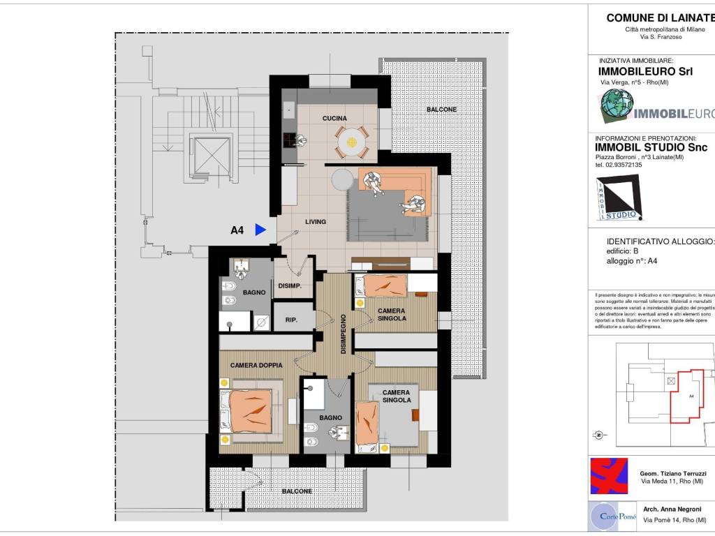 appartamento in vendita a Lainate