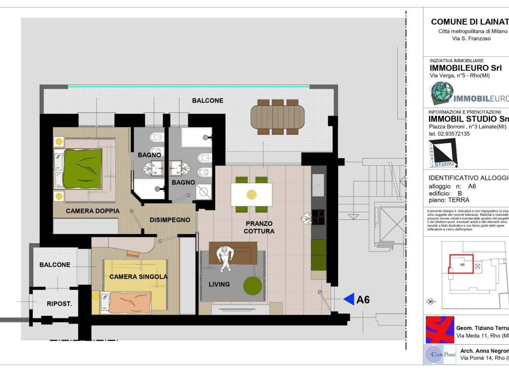 appartamento in vendita a Lainate