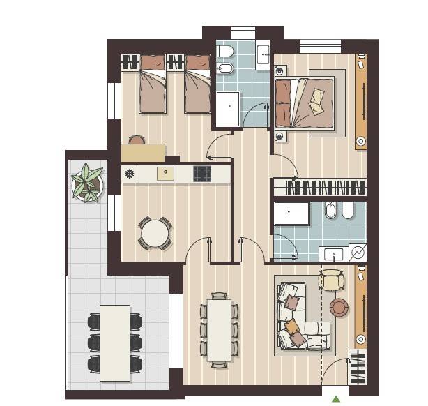 appartamento in vendita a Lainate