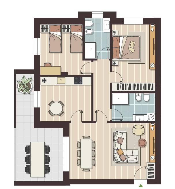 appartamento in vendita a Lainate