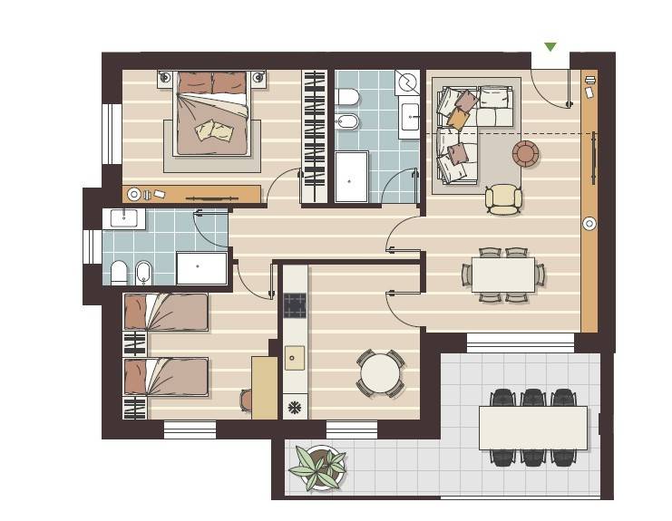 appartamento in vendita a Lainate