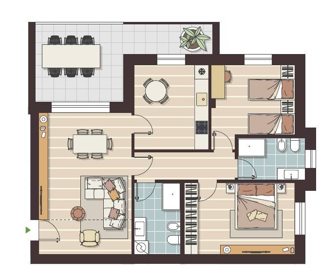 appartamento in vendita a Lainate