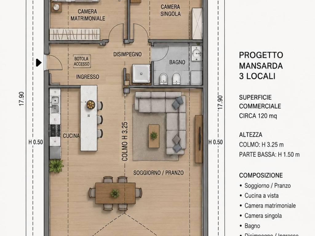 appartamento in vendita a Lainate in zona Barbaiana