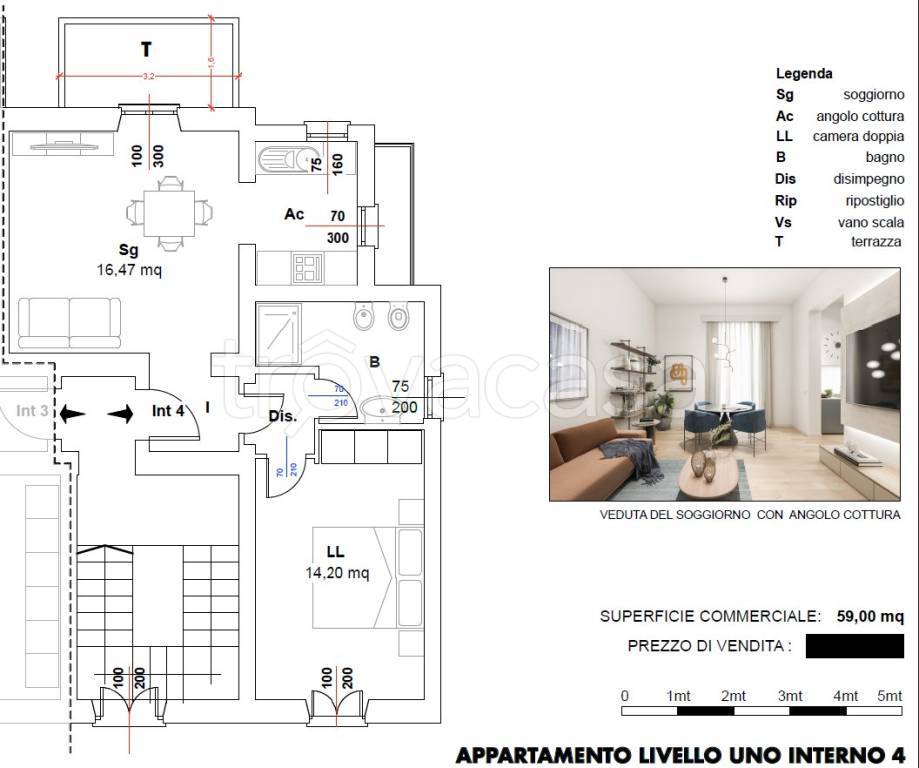 appartamento in vendita a Legnano