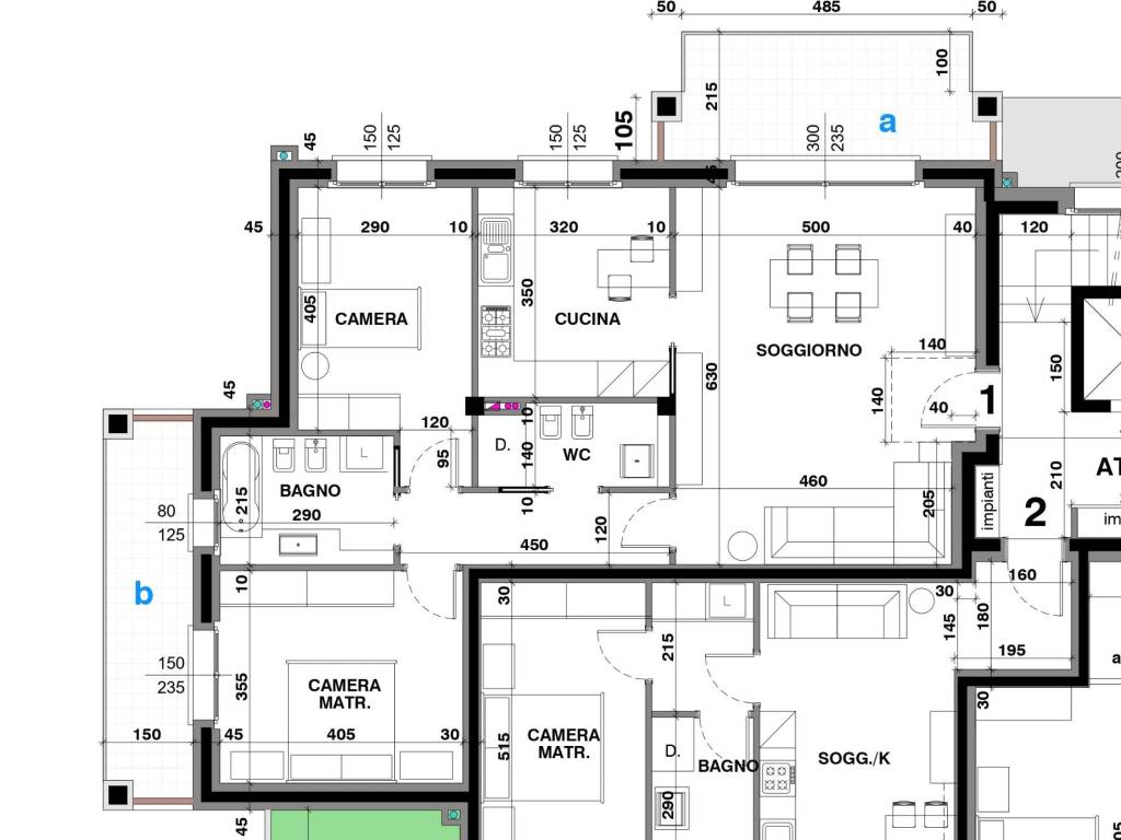 appartamento in vendita a Legnano