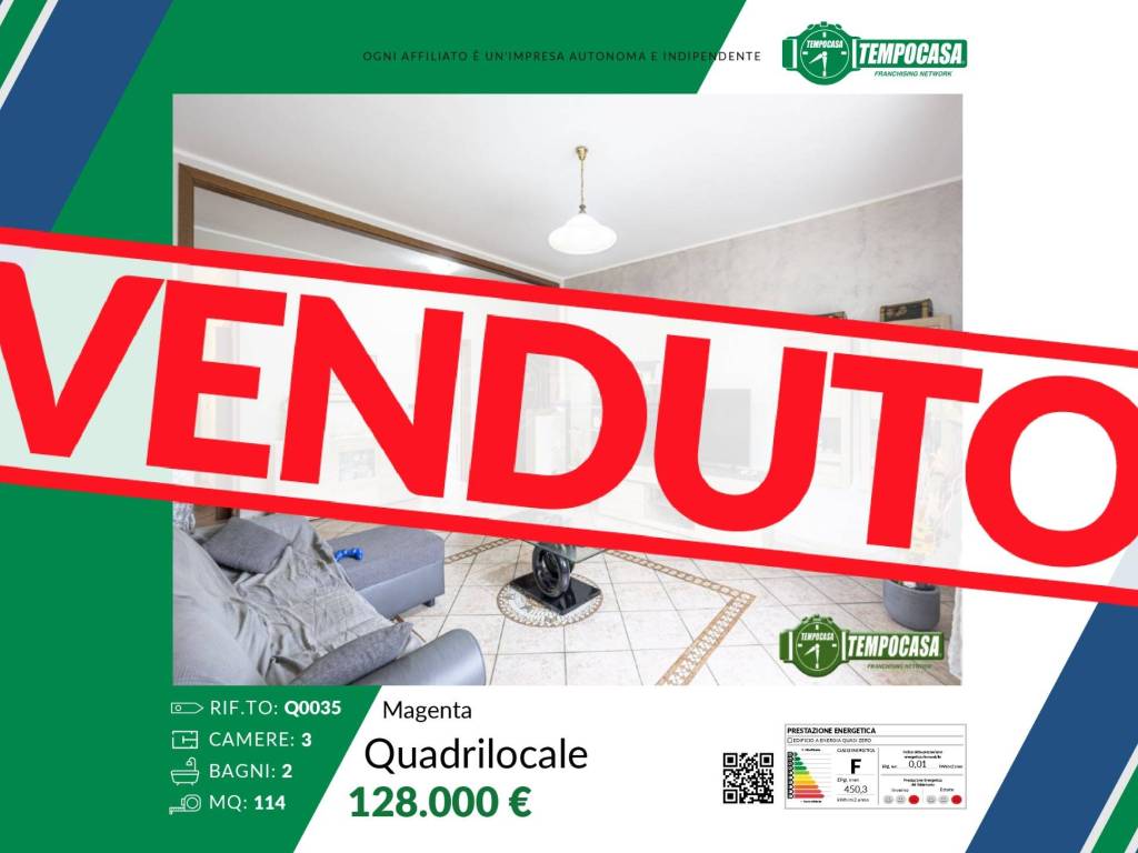 appartamento in vendita a Magenta in zona Ponte Nuovo