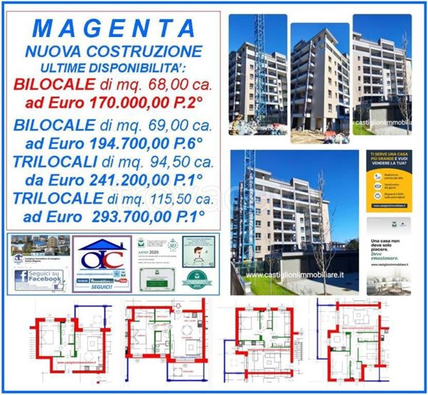 appartamento in vendita a Magenta