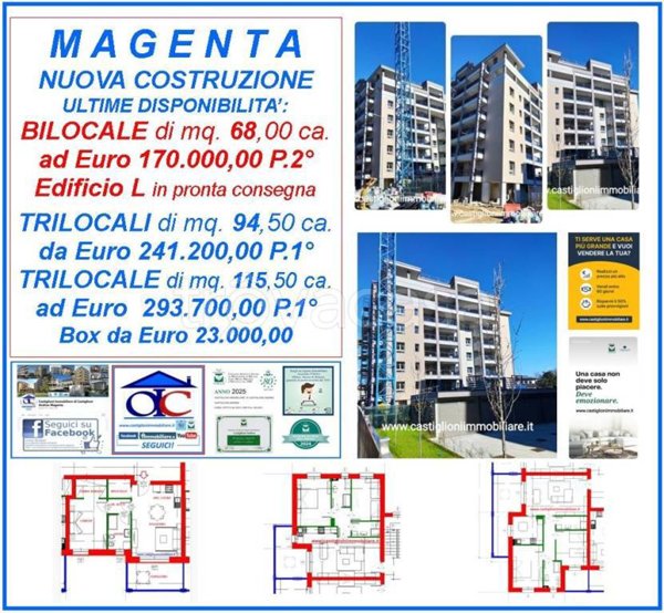 appartamento in vendita a Magenta