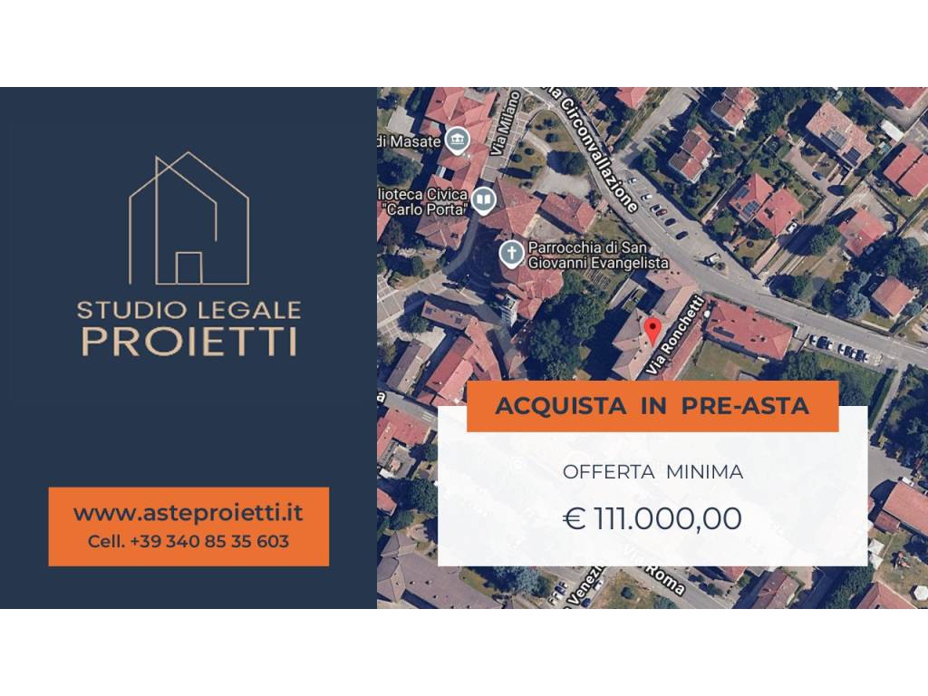 appartamento in vendita a Masate