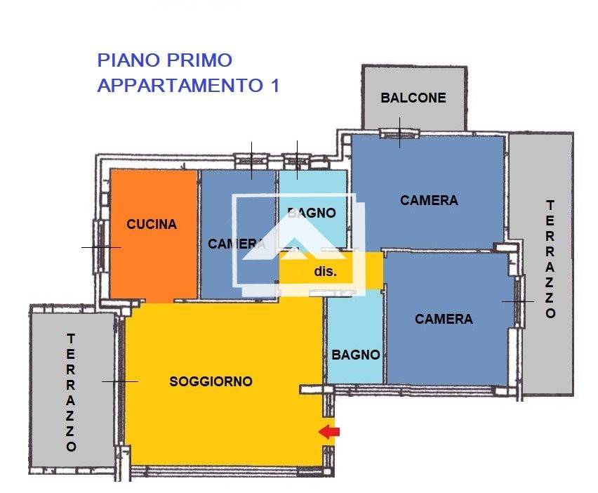 appartamento in vendita a Mediglia in zona Robbiano