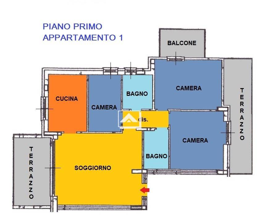 appartamento in vendita a Mediglia in zona Robbiano