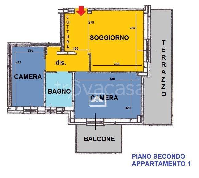 appartamento in vendita a Mediglia in zona Robbiano