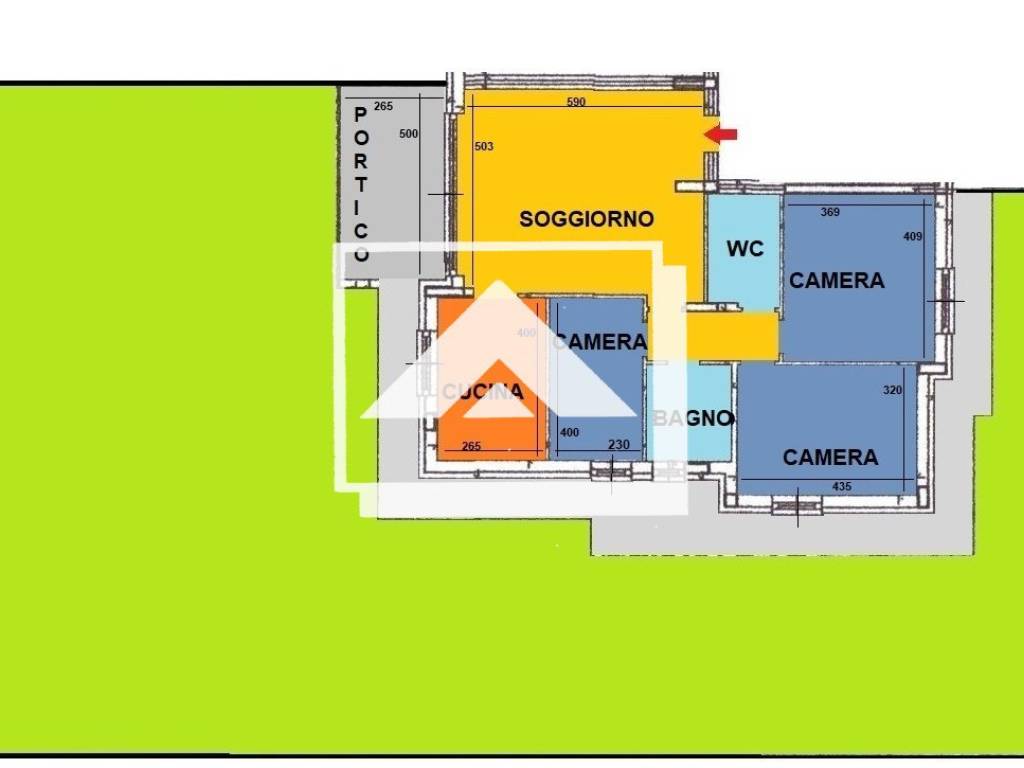 appartamento in vendita a Mediglia in zona Robbiano