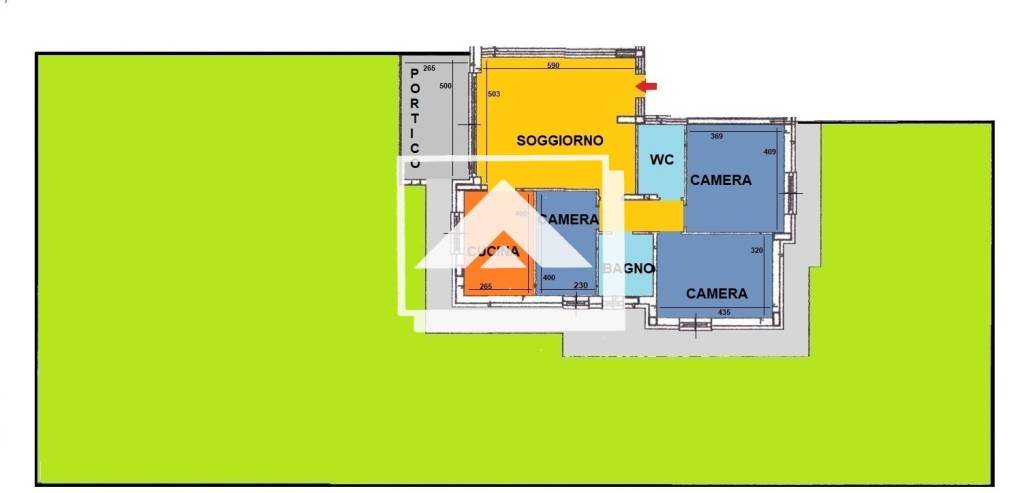 appartamento in vendita a Mediglia in zona Robbiano