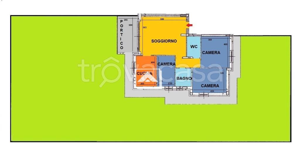 appartamento in vendita a Mediglia in zona Robbiano