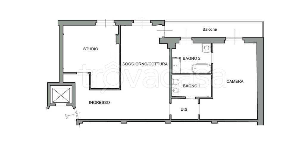 appartamento in vendita a Mediglia in zona Mombretto