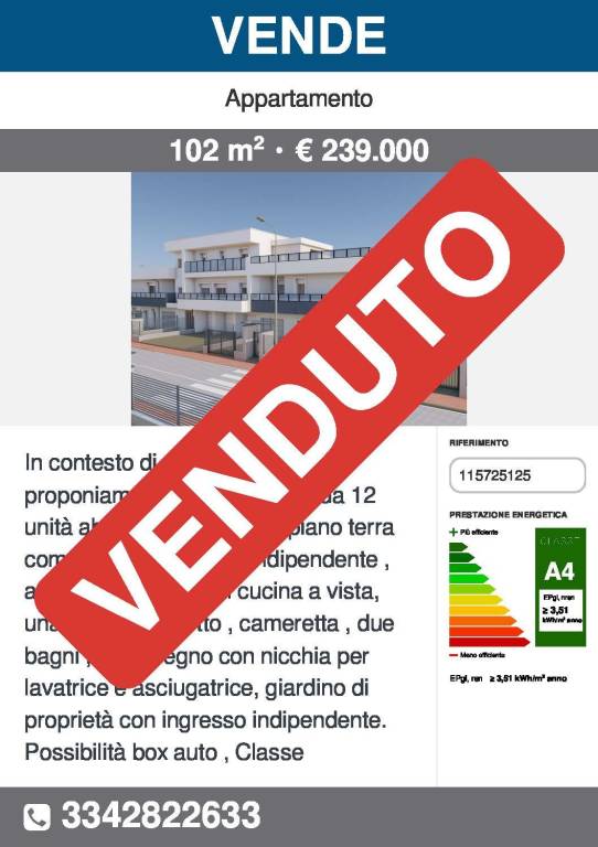 appartamento in vendita a Melegnano