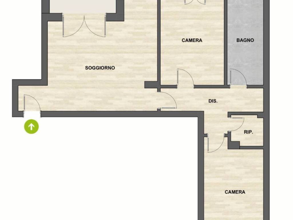 appartamento in vendita a Melegnano