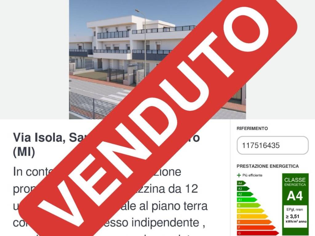 appartamento in vendita a Melegnano
