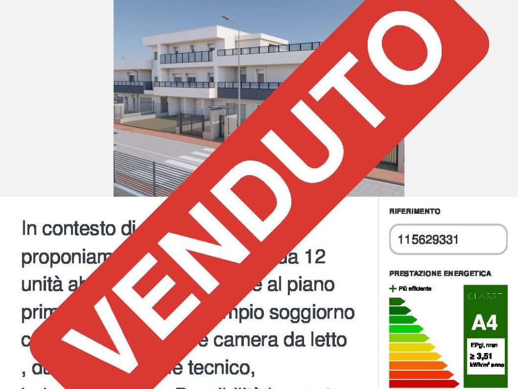 appartamento in vendita a Melegnano