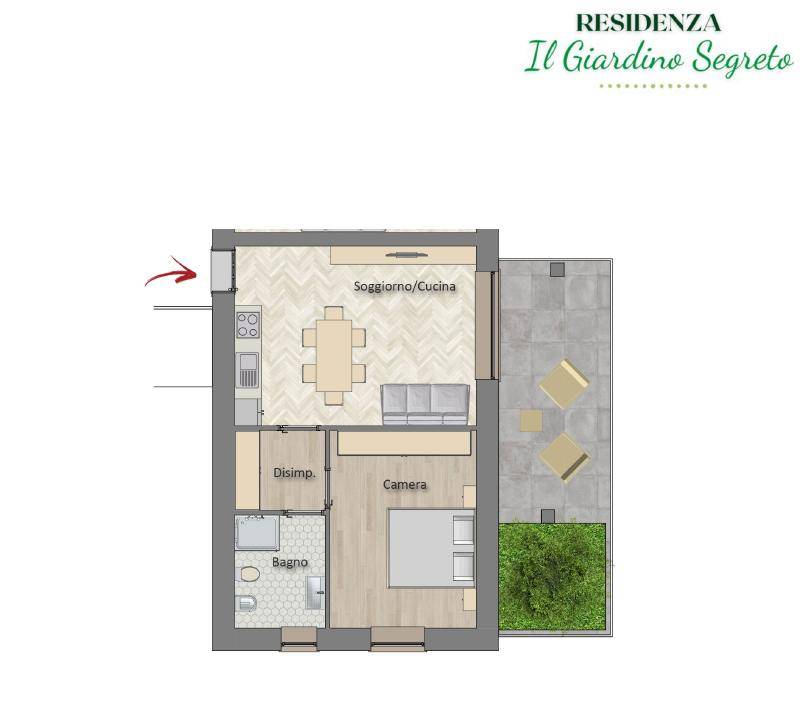 appartamento in vendita a Melegnano