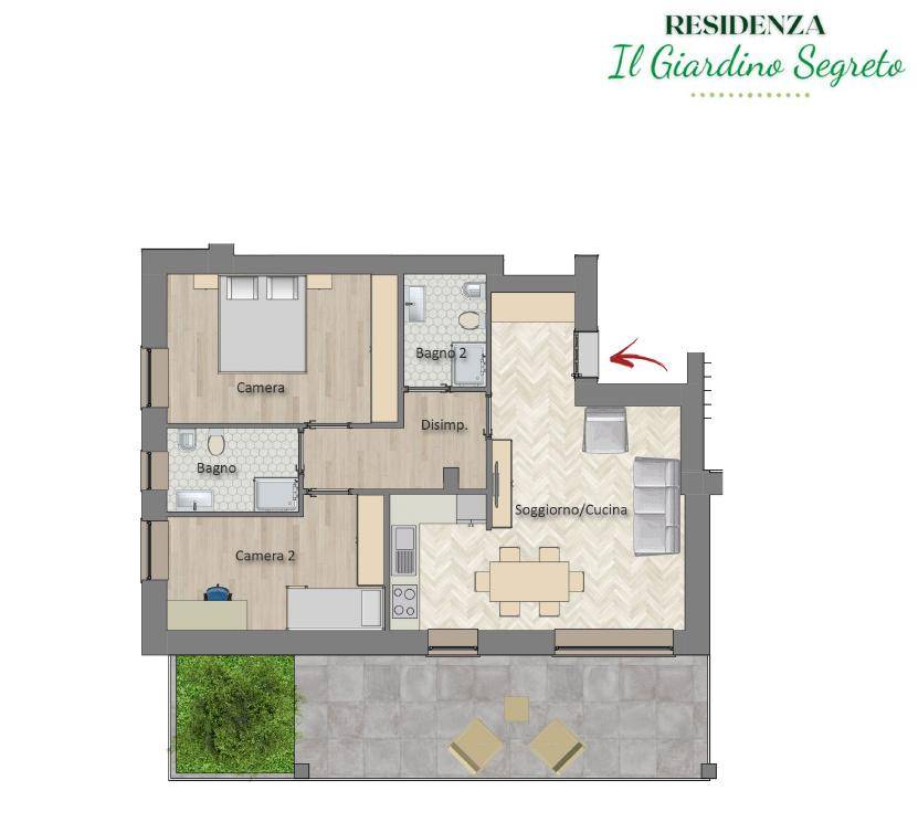 appartamento in vendita a Melegnano