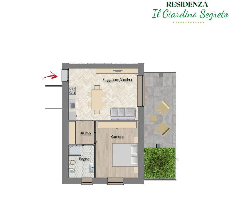appartamento in vendita a Melegnano