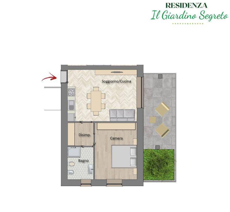 appartamento in vendita a Melegnano