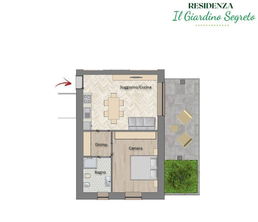 appartamento in vendita a Melegnano