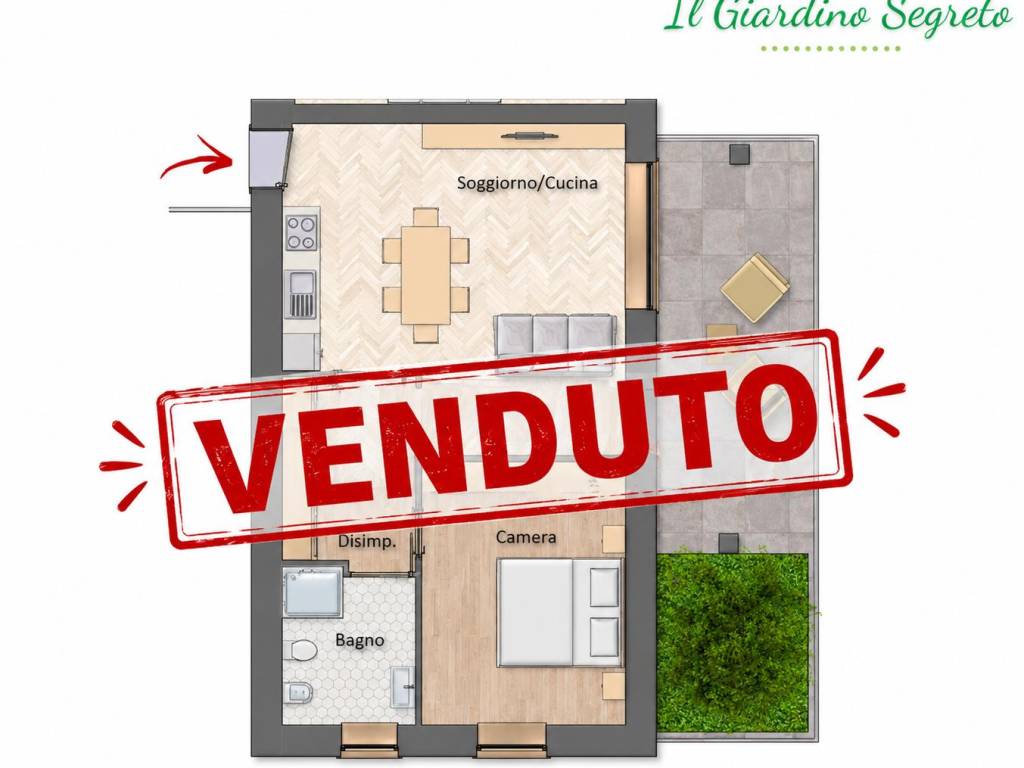 appartamento in vendita a Melegnano
