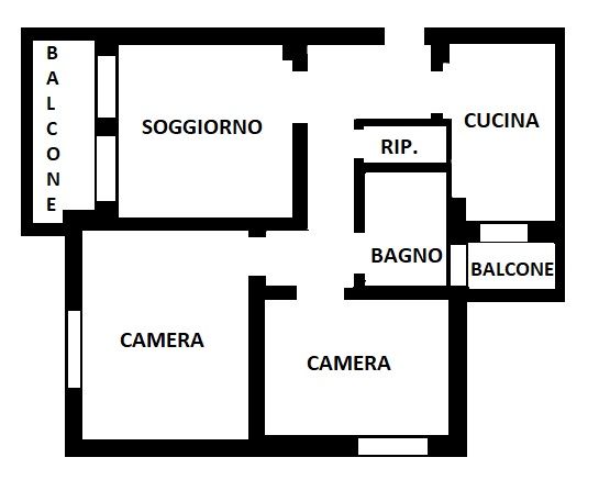 appartamento in vendita a Melzo