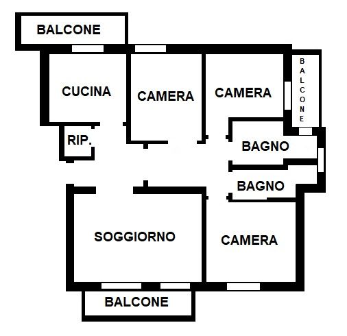 appartamento in vendita a Melzo