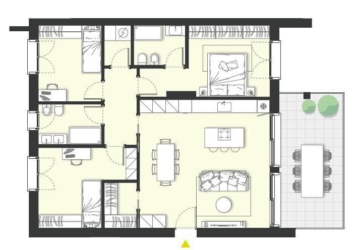 appartamento in vendita a Melzo