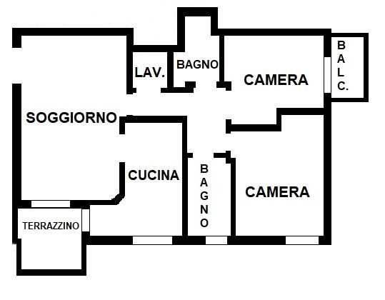 appartamento in vendita a Melzo