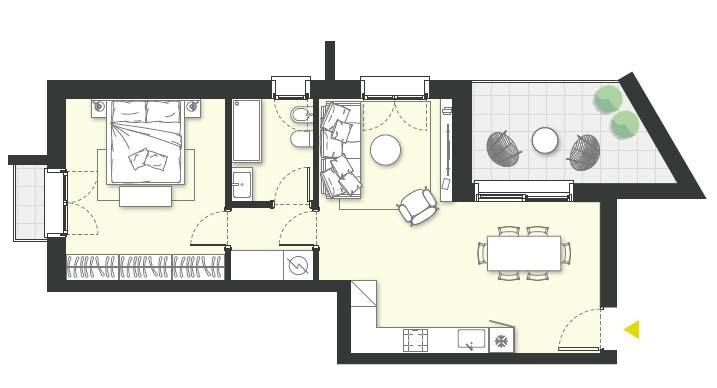 appartamento in vendita a Melzo