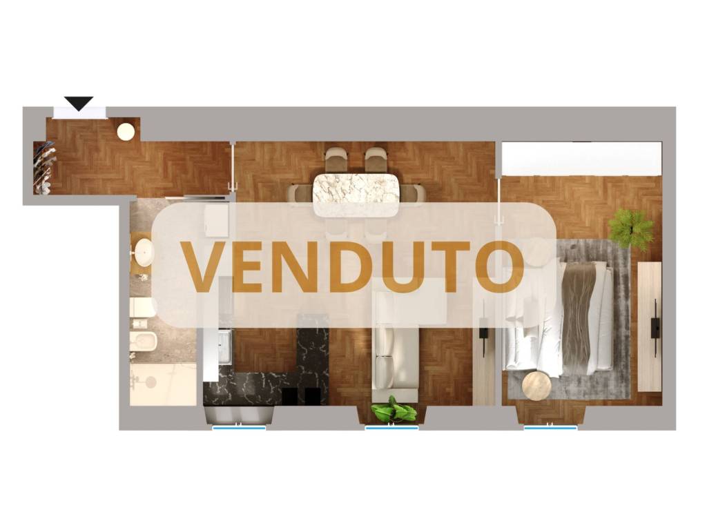 appartamento in vendita a Milano in zona Città Studi