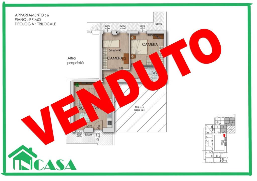 appartamento in vendita a Milano in zona Baggio