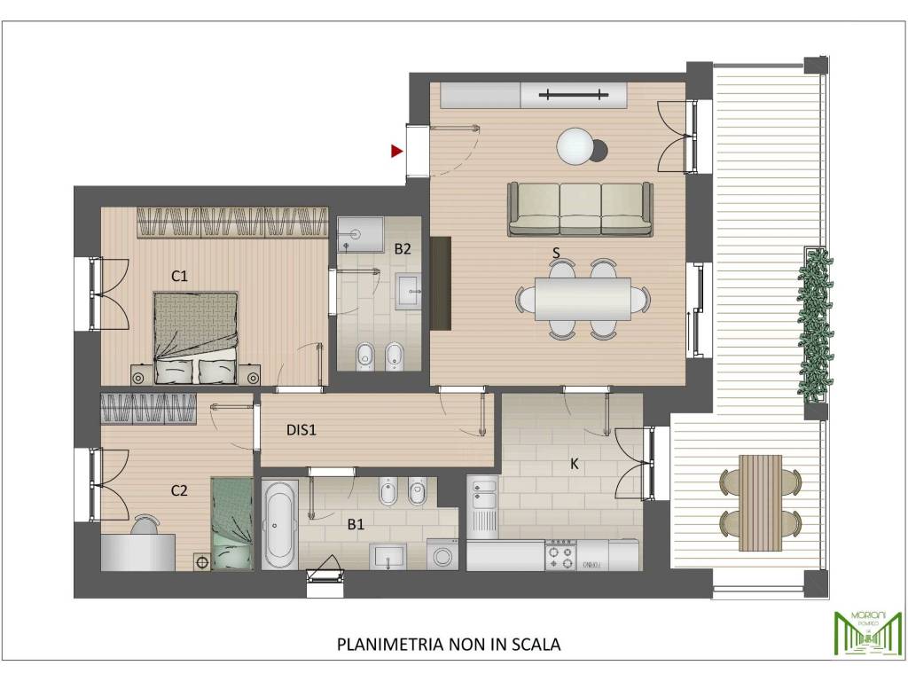 appartamento in vendita a Milano in zona Adriano