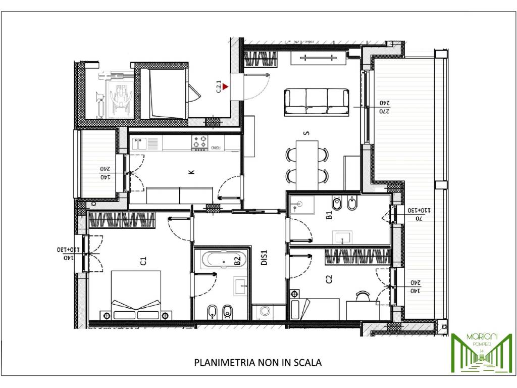 appartamento in vendita a Milano in zona Adriano