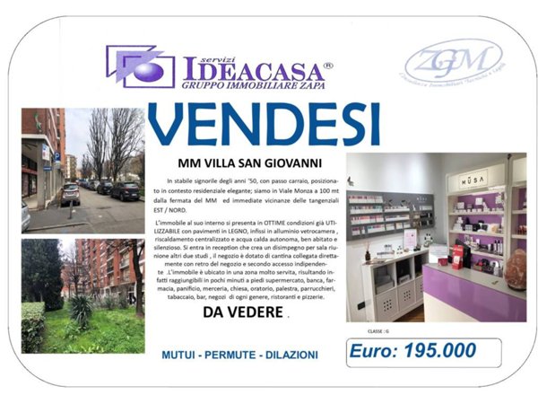 negozio in vendita a Milano in zona Precotto