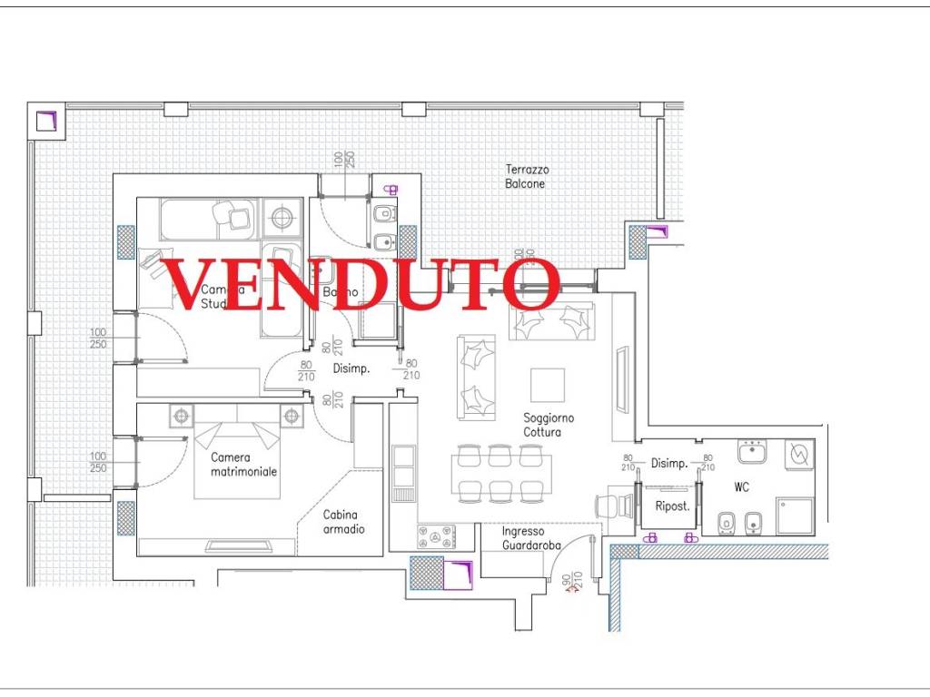 appartamento in vendita a Milano in zona Bovisa