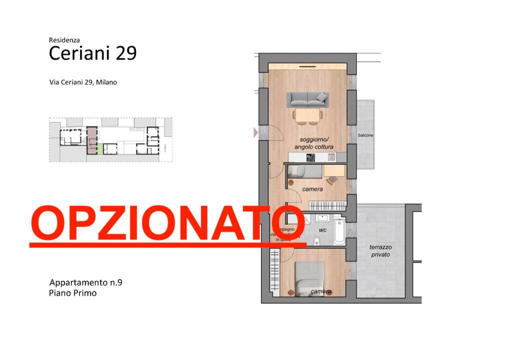 appartamento in vendita a Milano in zona Baggio