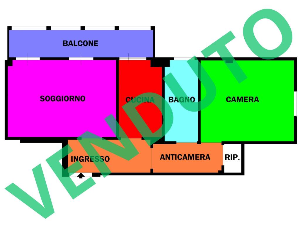 appartamento in vendita a Milano in zona Quarto Oggiaro