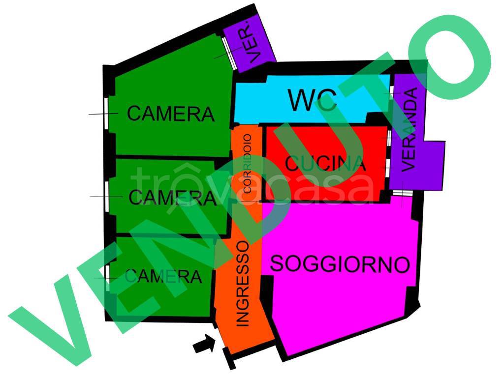 appartamento in vendita a Milano in zona Vialba